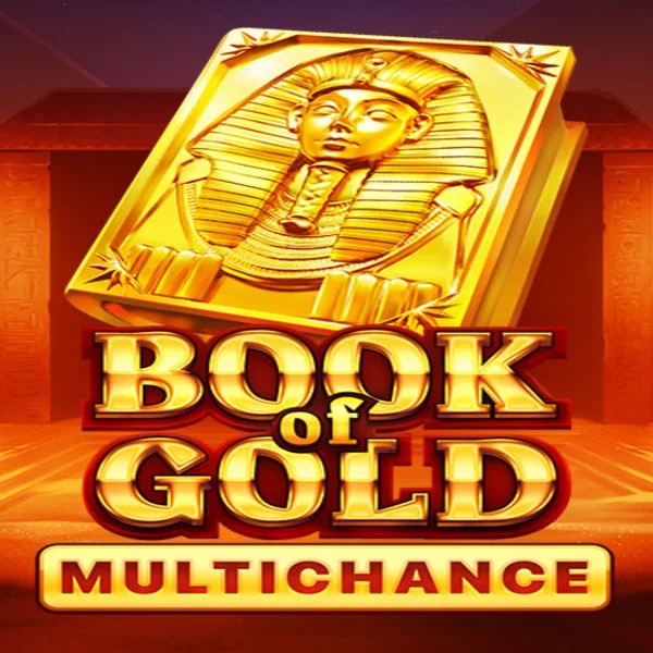 Book of Gold Multichance online game logo by Playson on spinorhino-casino.eu