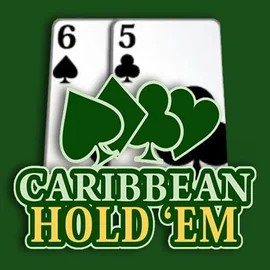 Poker logo of Caribbean Hold'em from Habanero at Spinorhino Casino