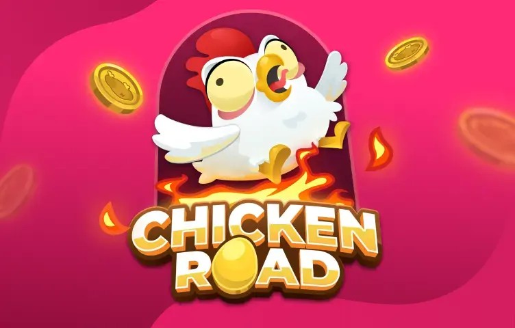 Chicken Road slot logo by InOut at Spinorhino Casino