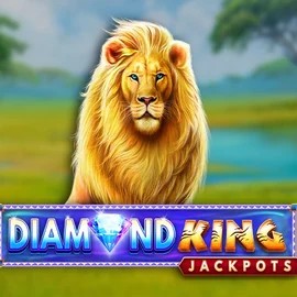 Diamond King Jackpots casino game by SpinPlay Games – featured logo at Spinorhino Casino