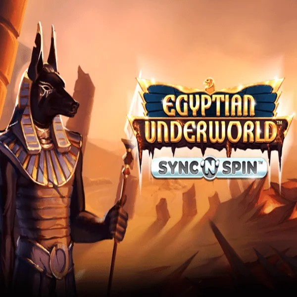 Slots logo of Egyptian Underworld from Greentube at Spinorhino Casino