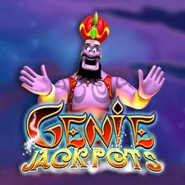 Genie Jackpots by Blueprint Gaming, showcased at spinorhino-casino.eu – game logo