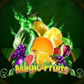 Magic Fruits Deluxe slot logo by Wazdan at Spinorhino Casino