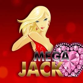 Mega Jack slot logo by WorldMatch at Spinorhino Casino