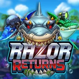Official Slots logo: Razor Returns by Push Gaming at Spinorhino Casino
