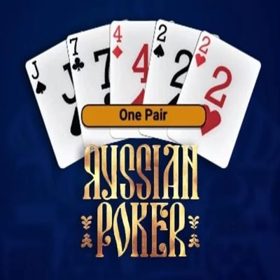 Russian Poker game by OneTouch Games – logo hosted on Spinorhino Casino