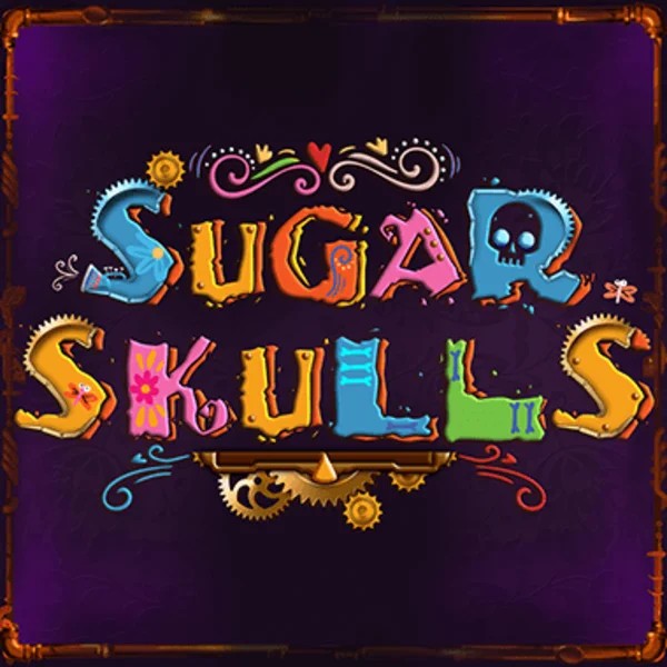 Sugar Skulls logo by Booming Games at Spinorhino Casino