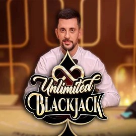 Unlimited Blackjack slot visual from Ezugi available on spinorhino-casino.eu