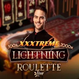 XXXtreme Lightning Roulette logo – Live Casino by Evolution at Spinorhino Casino
